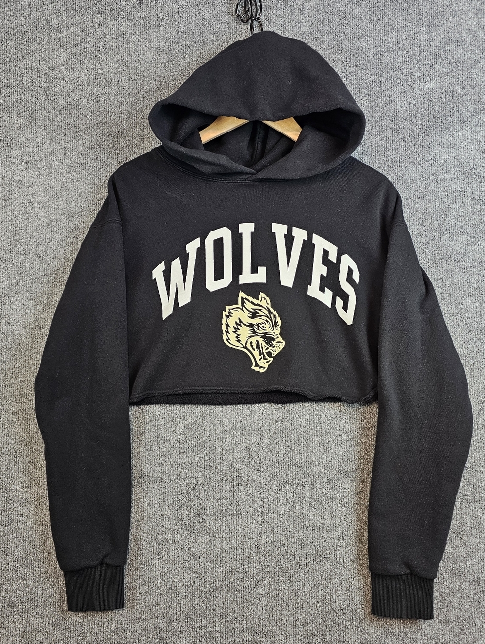 Darc Sport SHE| "Wolves" Graphic Cropped Hoodie| Limited Edition Streetwear